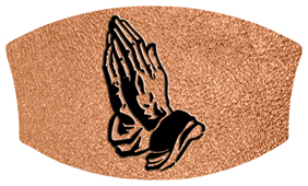 DNSWILL 516 BK SH CP Black Praying Hands Shimmer Copper 